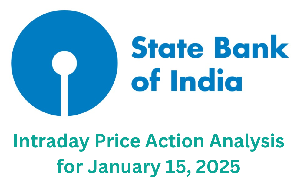 State Bank of India: Intraday Price Action Analysis for January 15, 2025